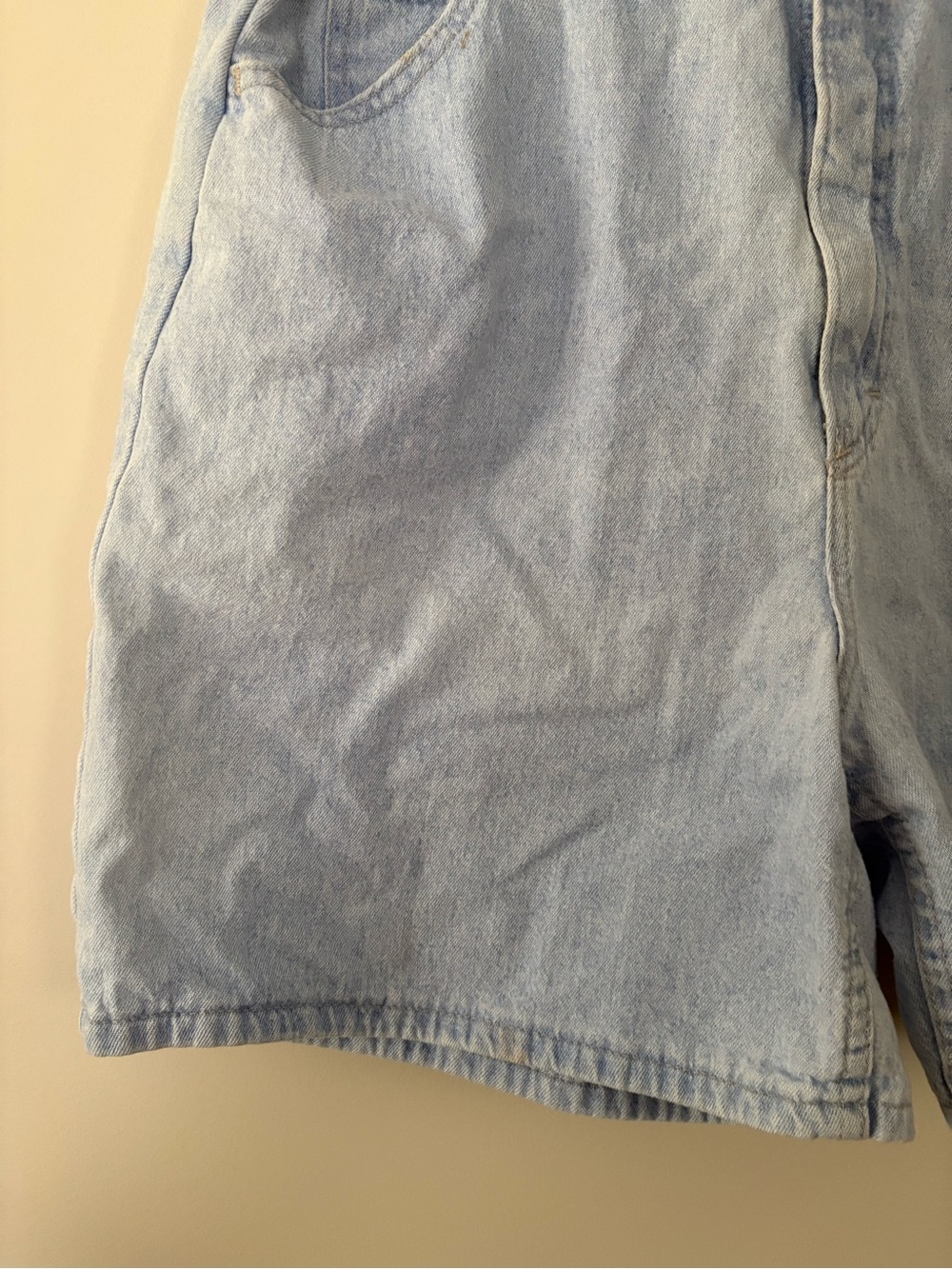 Vintage LEE Womens Shorts Mom Jean 14 Med Made USA High Rise High Waist Jorts - Picture 10 of 10